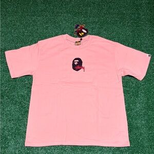 BAPE x Stussy Pink Short Sleeve